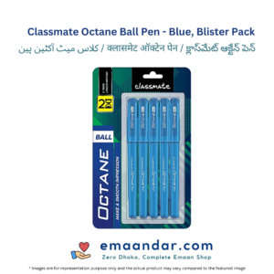 Classmate Octane Ball Pen – Blue, Blister Pack – 5 Pc