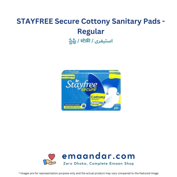 STAYFREE Secure Cottony Sanitary Pads - Regular