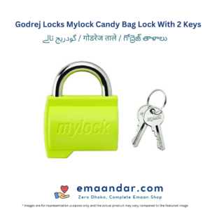 Godrej Locks Mylock Candy Bag Lock With 2 Keys – 1 Pc