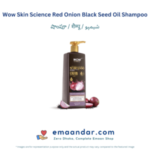 Wow Skin Science Red Onion Black Seed Oil Shampoo – 1 Litre