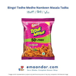 Bingo! Tedhe Medhe Namkeen Masala Tadka – 90 gm