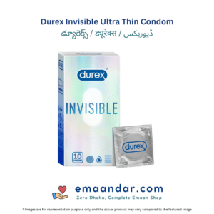 Durex Invisible Ultra Thin Condom – 3 Pc