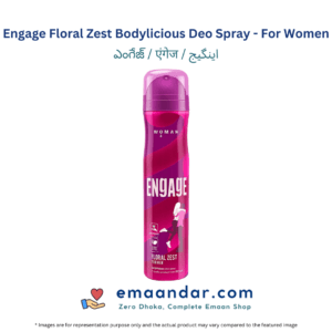 Engage Floral Zest Bodylicious Deo Spray – For Women – 150 ml