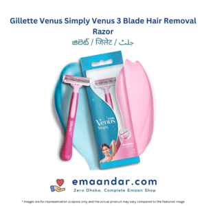 Gillette Venus Simply Venus 3 Blade Hair Removal Razor