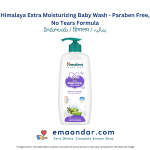 Himalaya Extra Moisturizing Baby Wash – Paraben Free, No Tears Formula – 400 ml