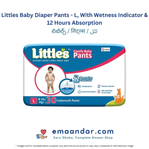 Littles Baby Diaper Pants – L, With Wetness Indicator & 12 Hours Absorption