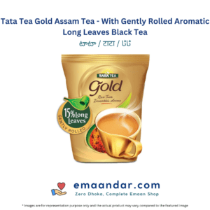 Tata Tea Gold Assam Tea – With Gently Rolled Aromatic Long Leaves Black Tea