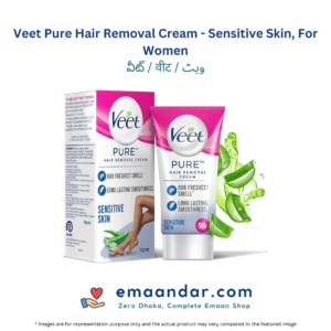 Veet Pure Hair Removal Cream – Sensitive Skin, For Women