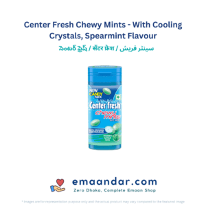 Center Fresh Chewy Mints – With Cooling Crystals, Spearmint Flavour