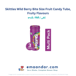 Skittles Wild Berry Bite Size Fruit Candy Tube, Fruity Flavours – 30.4 gm