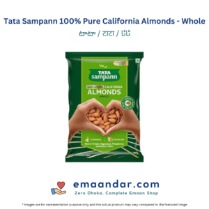 Tata Sampann 100% Pure California Almonds – Whole – 200 gm