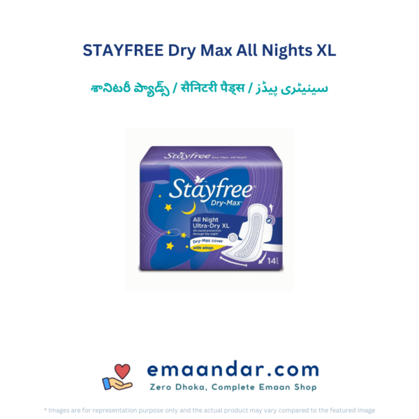 STAYFREE Dry Max All Nights XL