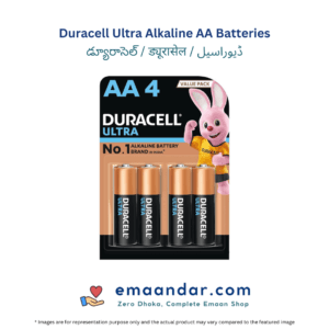 Duracell Ultra Alkaline AA Batteries – 4 Pc